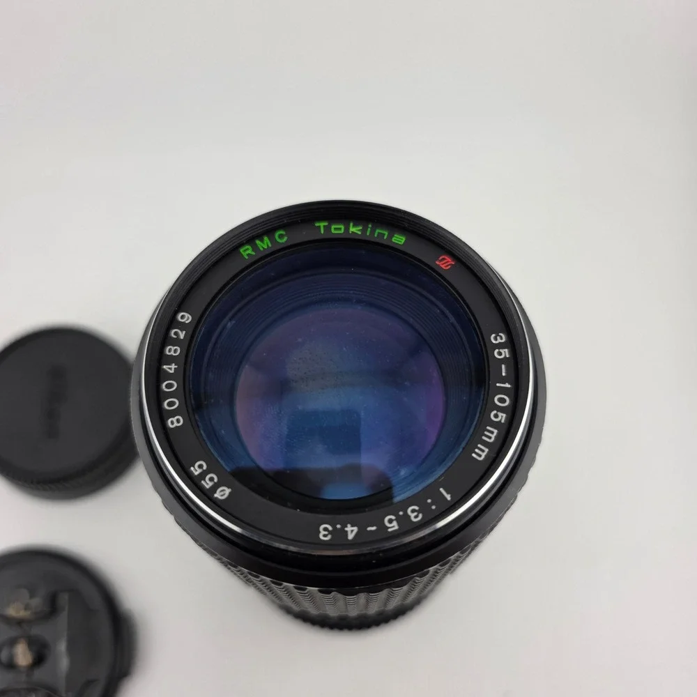 RMC Tokina 35-105mm f/3.5-4.3 Nikon AI Zoom Lens Hoya 55mm HMC Filter As Is READ